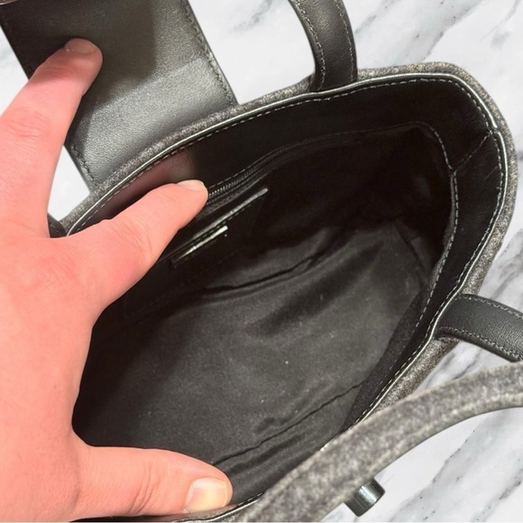 COACH Rare Wool Mini Tote Bag Japan Exclusive - Picture 6 of 10